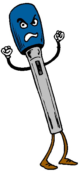 Microphone clip art