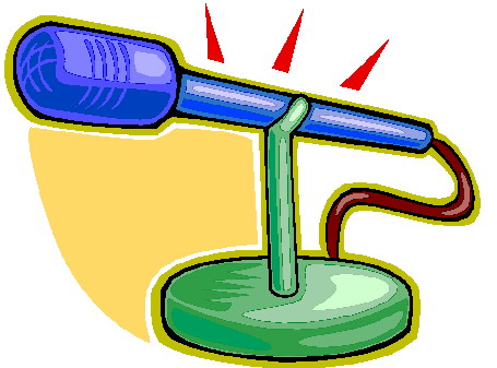 Microphone clip art