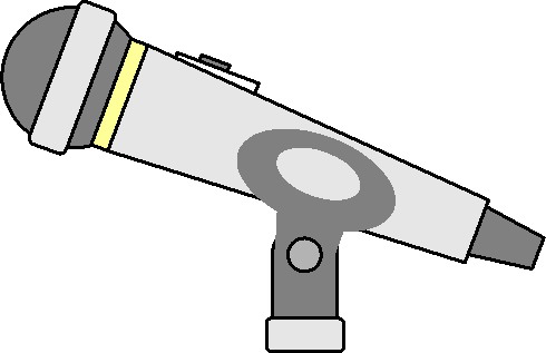 Microphone clip art