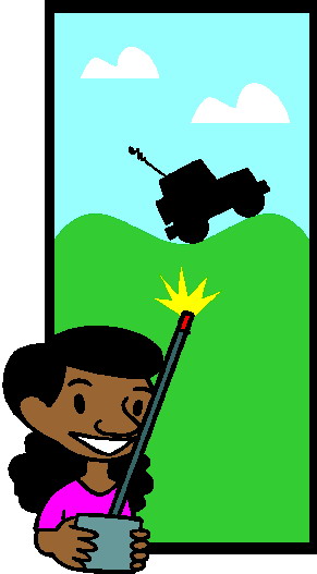 Remote clip art