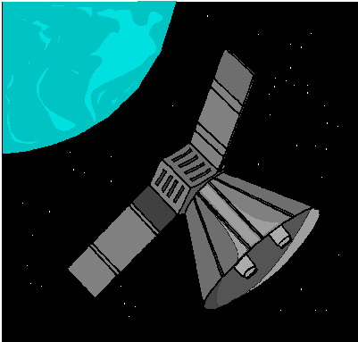 Satellite clip art