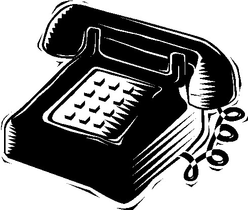 Telephone clip art