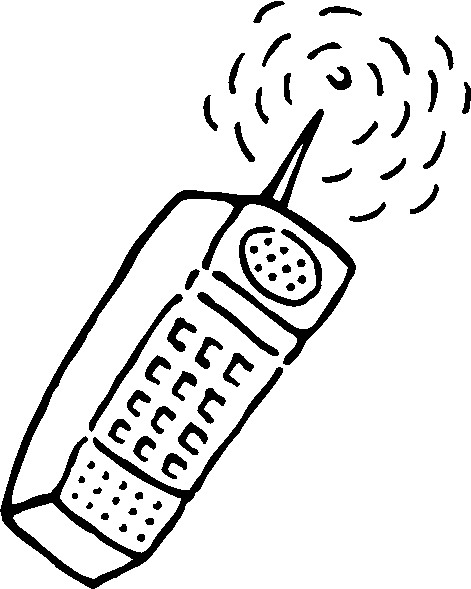 Telephone clip art