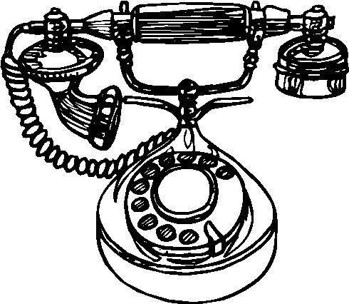Telephone clip art