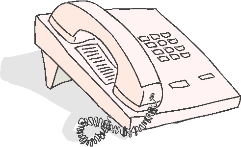 Telephone clip art