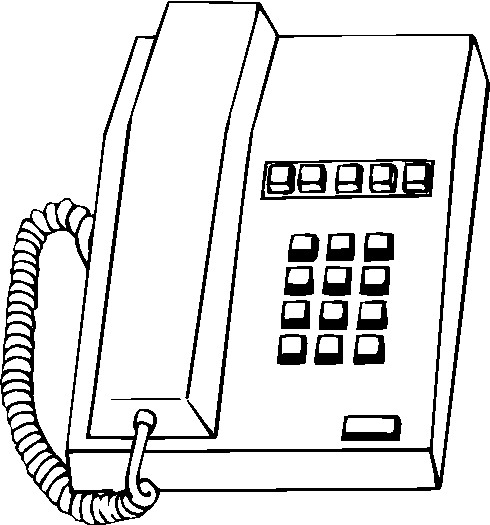 Telephone clip art