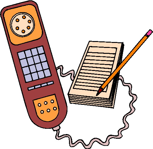 Telephone clip art