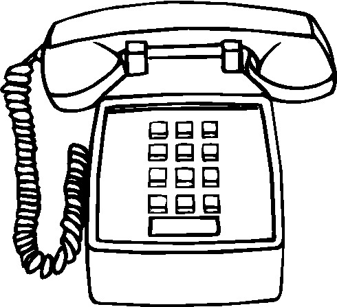 Telephone clip art