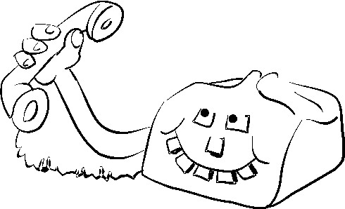 Telephone clip art