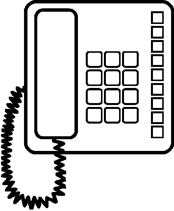 Telephone clip art