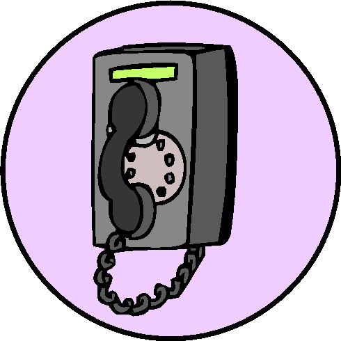 Telephone clip art