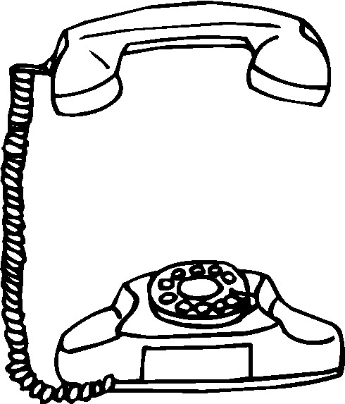 Telephone clip art