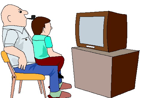 Television clip art