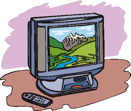 Television clip art