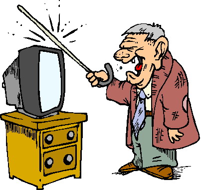 Television clip art