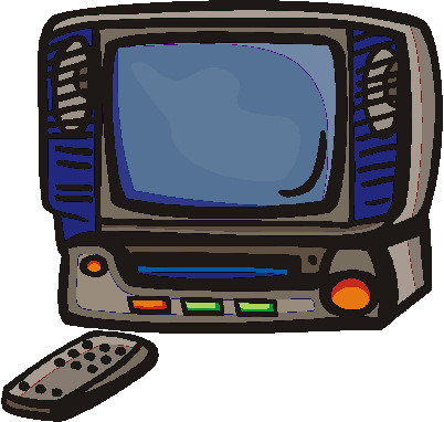 Television clip art