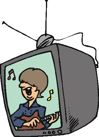 Television clip art