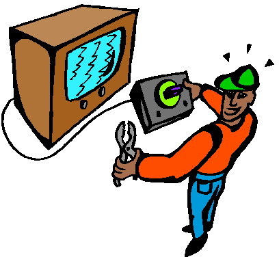 Television clip art