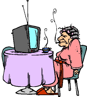 Television clip art