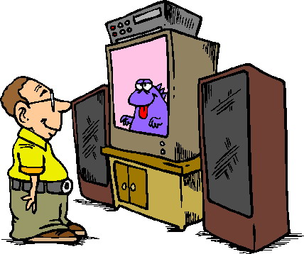 Television clip art