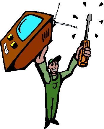 Television clip art