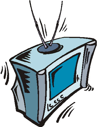 Television clip art