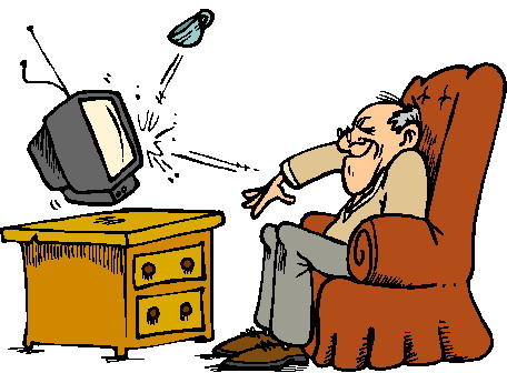 Television clip art