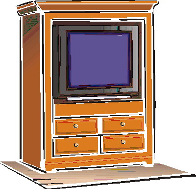 Television clip art