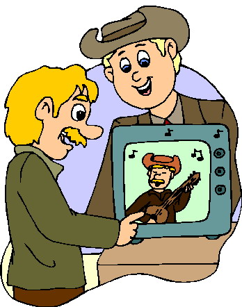 Television clip art