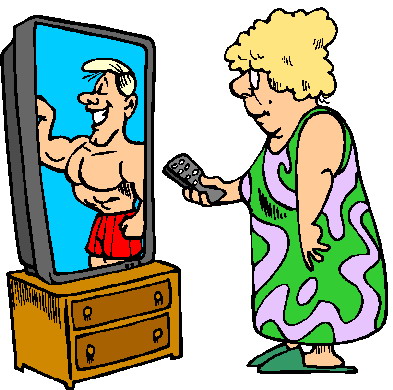 Television clip art