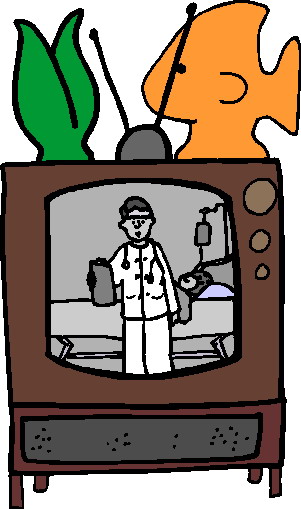 Television clip art