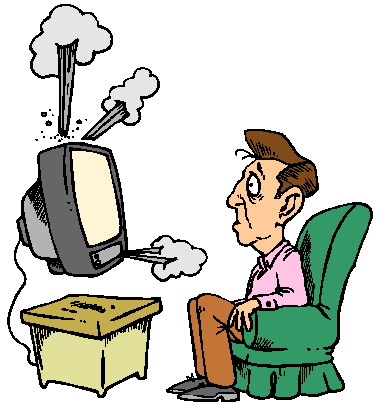 Television clip art