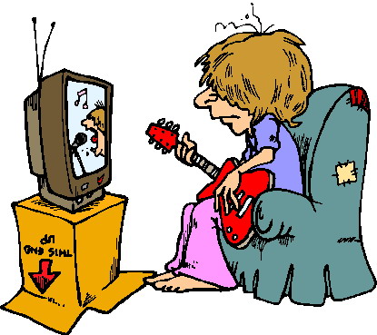 Television clip art