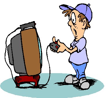 Television clip art