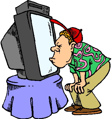 Television clip art