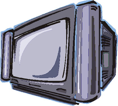 Television clip art