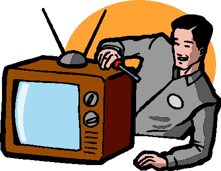 Television clip art