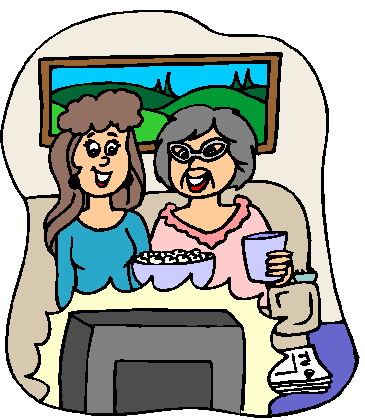 Television clip art