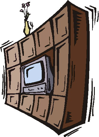 Television clip art