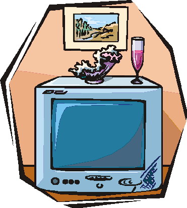 Television clip art