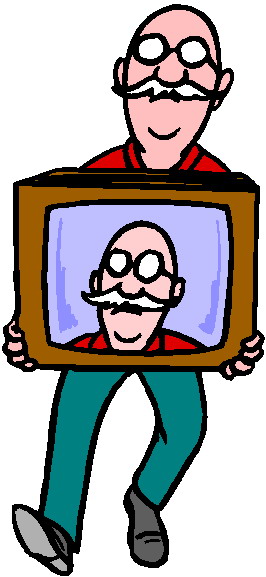 Television clip art