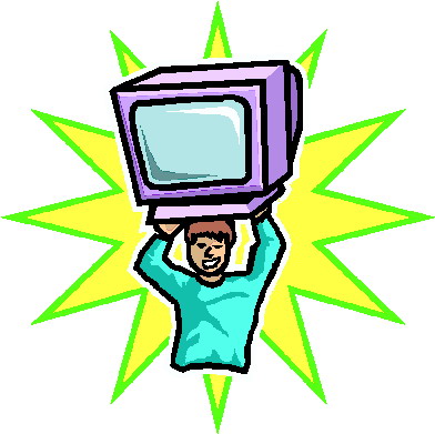 Television clip art