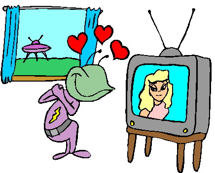 Television clip art