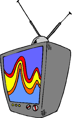 Television clip art