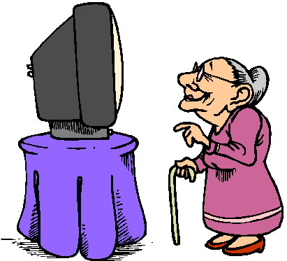 Television clip art