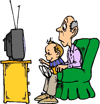 Television clip art