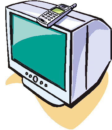 Television clip art