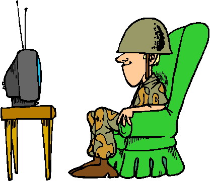 Television clip art