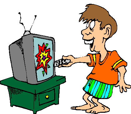 Television clip art