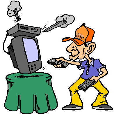 Television clip art